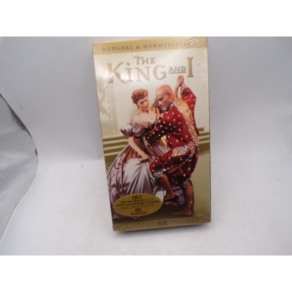 The King and I VHS Rodgers Hammerstein Yul Brynner Deborah Kerr THX Sealed New